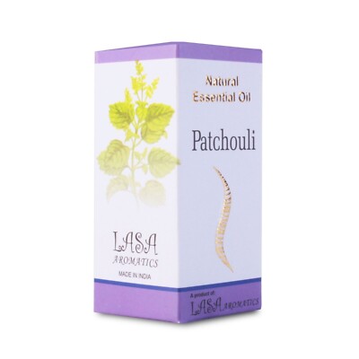 Lasa Aromatics 100% Natural Essential Oil Patchouli fragrance Pure & Herbal 10ML