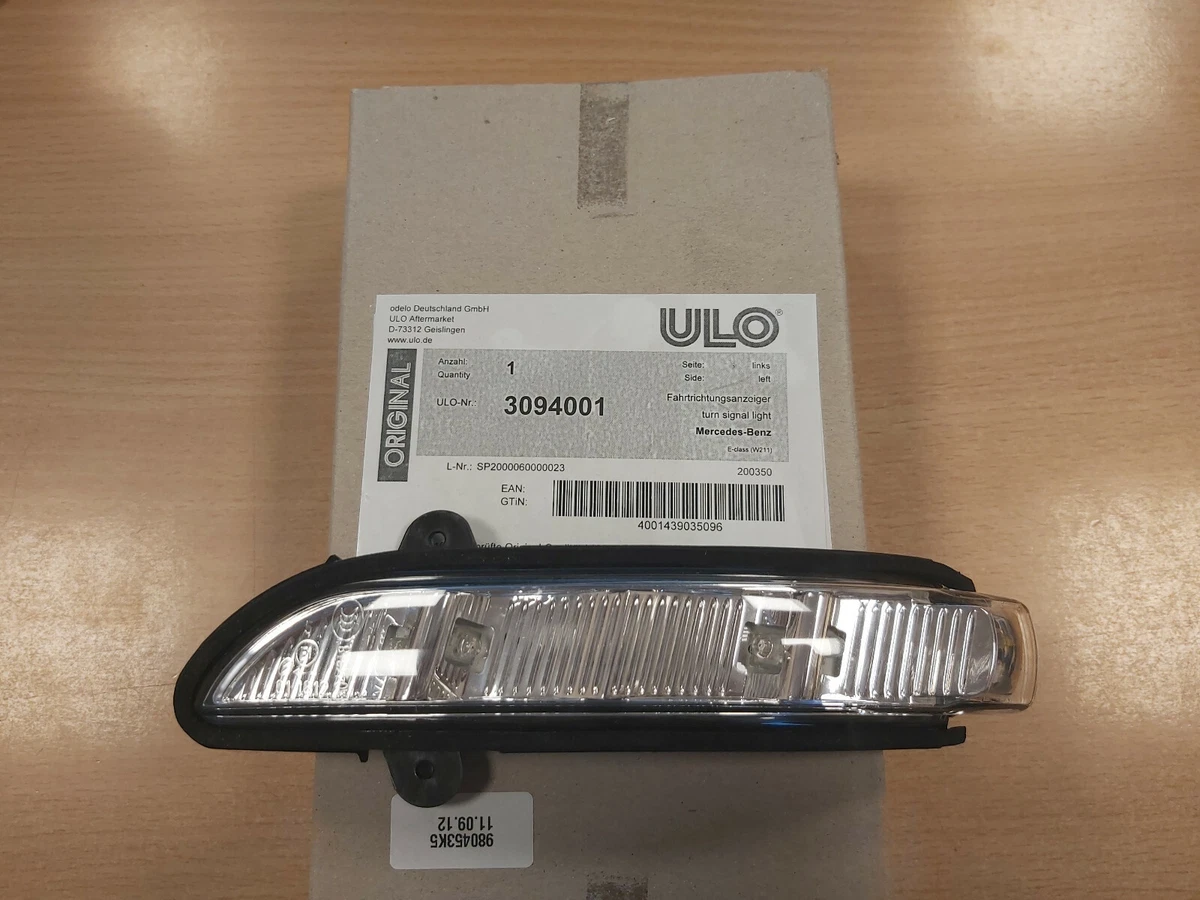 MERCEDES W216 W219 W221 CL CLS S Class Mirror Turn Signal Light
