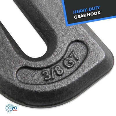 Weld On Grab Hook 3/8in Grade 70 Forged Grab Weldable Chain Hook - Hook