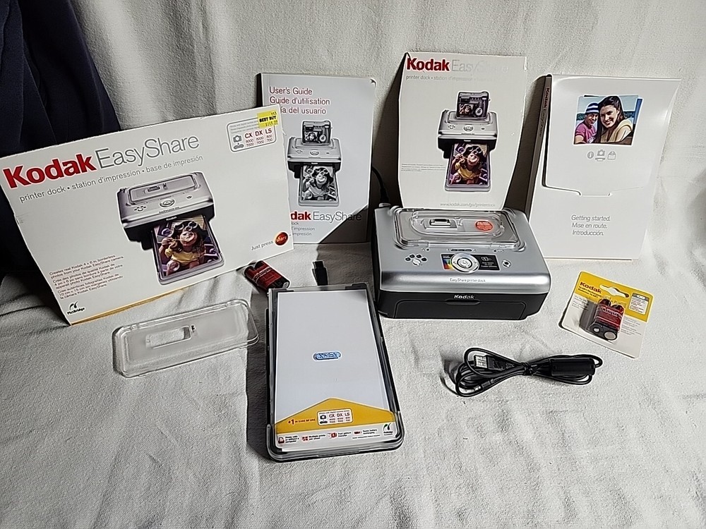 Kodak Easy Share Digital Photo Printer Dock w/ Power Supply Bundle