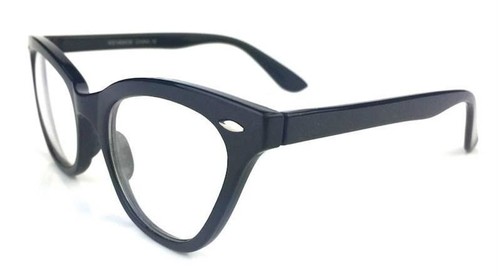 Retro Vintage Negro Tortuga Sexy Maestro Gato Lentes Transparentes Anteojos Ombre - Imagen 5 de 13
