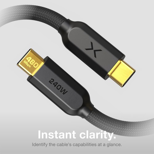NOCO XGrid XC3: 240W USB-C to USB-C Cable with E-Marker Chip - 10-Foot (Black) - Photo 6 sur 7
