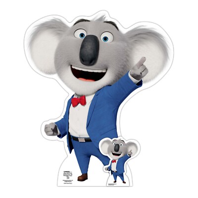 Buster Mond The Koala Aus Sing 2 Offiziell Karton Ausschnitt Lebensgröße & Mini