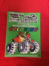 International Monster Truck Museum Collectible Coloring Book #4 10 Real Trucks