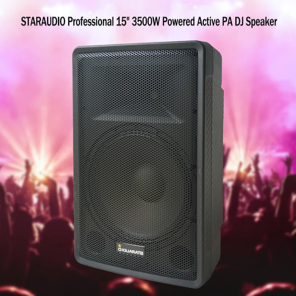 15" PA Powered Active Speaker System Blutooth Loudspeaker KTV TWS Audio Speaker - Image 2 of 4
