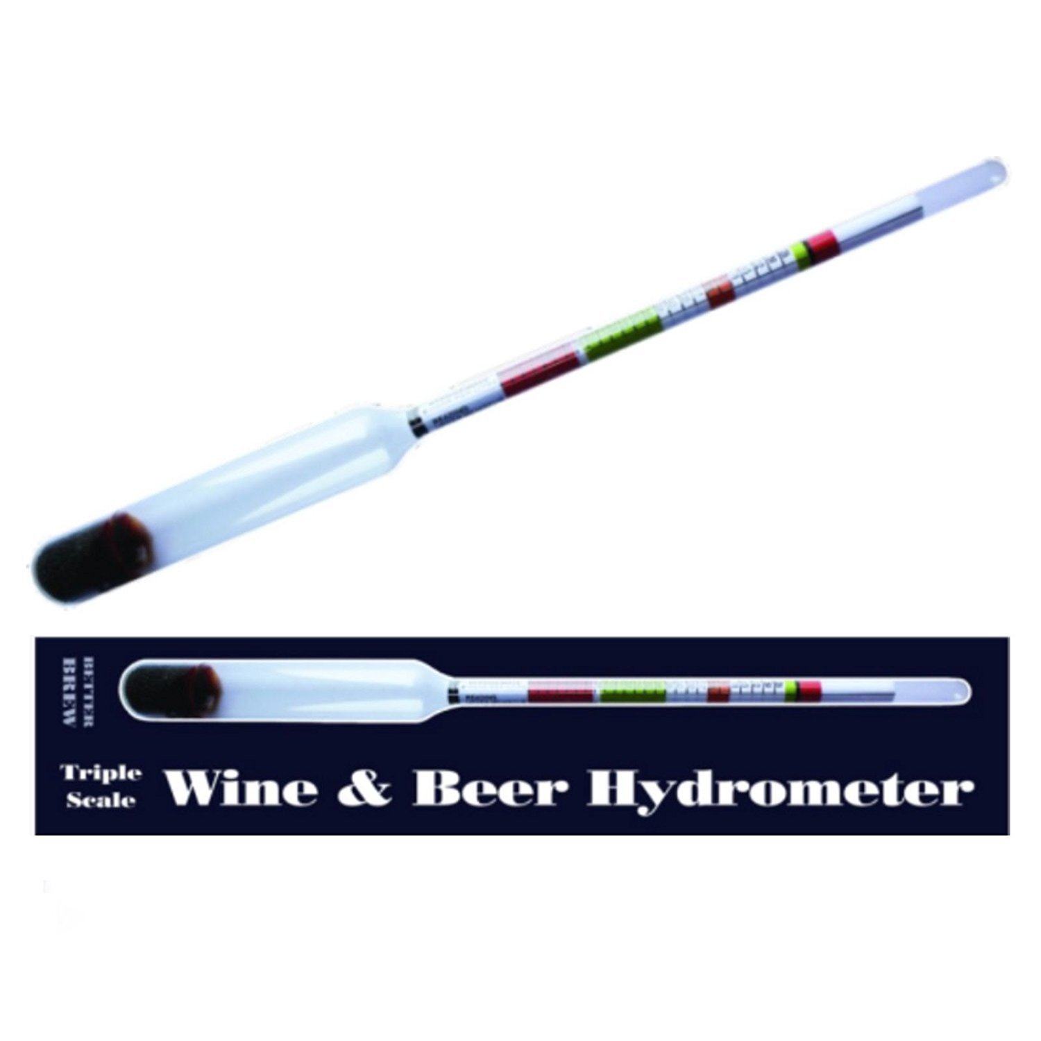 Better Brew Hydrometer Scale 1.050-1.076 for Home Brew Beer Wine Cider Making