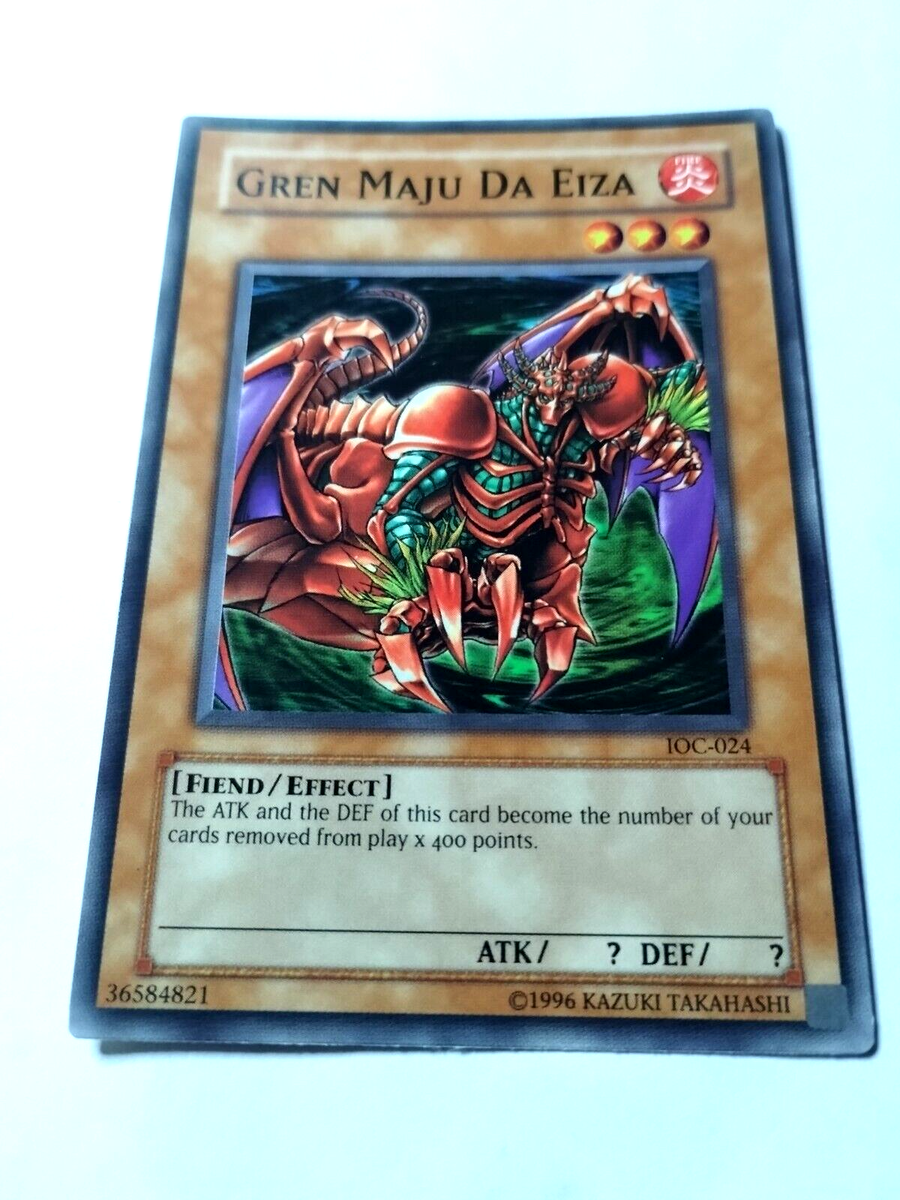 Yu-Gi-Oh Gren Maju Da Eiza Invasion of Chaos IOC-024 Unlimited Com