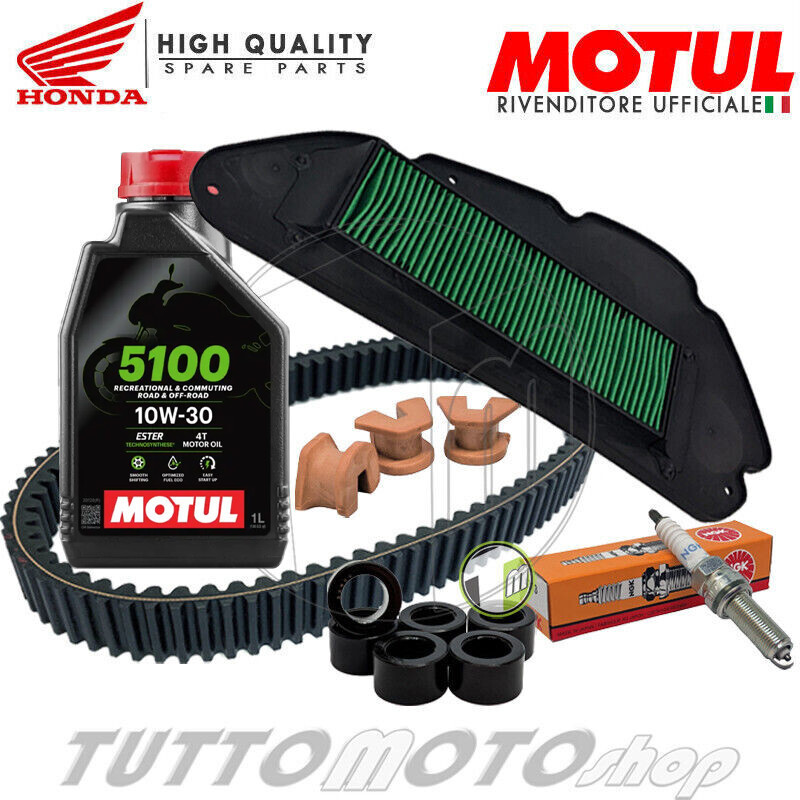 Tagliando SH 125 2020 2021 2022 Motul 5100 10W30 COMPLETO