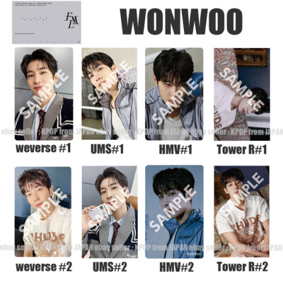 WONWOO SEVENTEEN FML POB photocard CARAT weverse UMS HMV