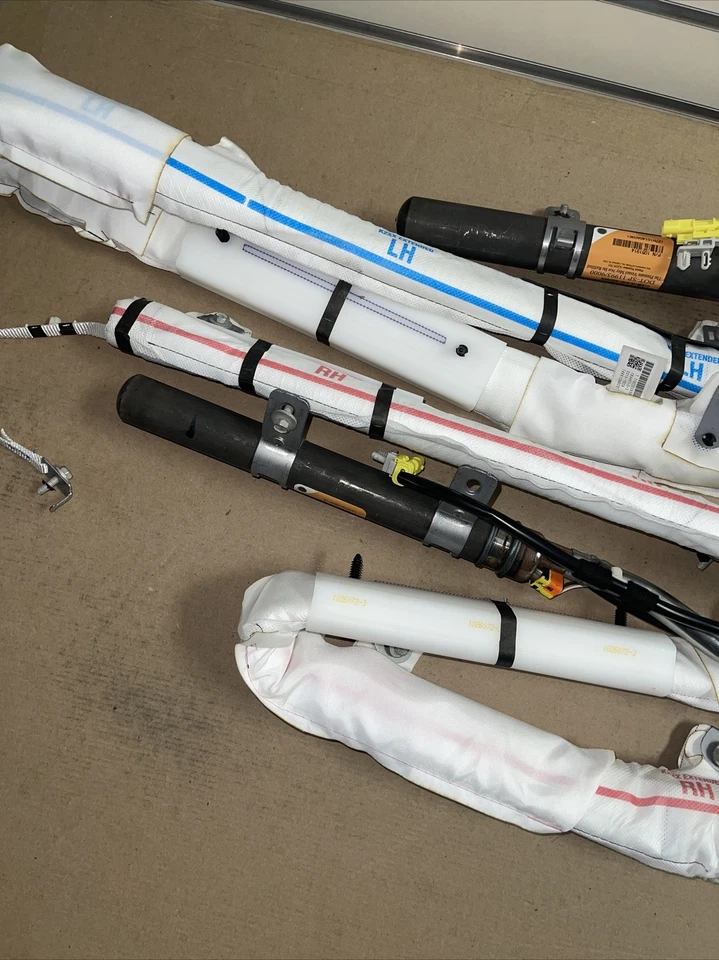 2014-2018 Chevrolet Silverado 1500 Extended Double Cab RH LH Set Roof Airbag OEM - Image 2 of 4