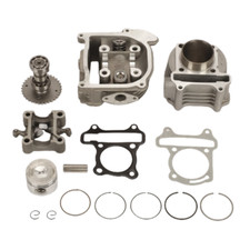 Zylinder & Zylinder Kopf Kit 80 ccm Zylinderkopf Kolben GY6 4T Cylinder Head Neu