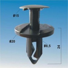 ATV QUAD 4X4 BUMPER FENDER FAIRING TRIM CLIPS Kawasaki Prairie, KFX700, KFX450