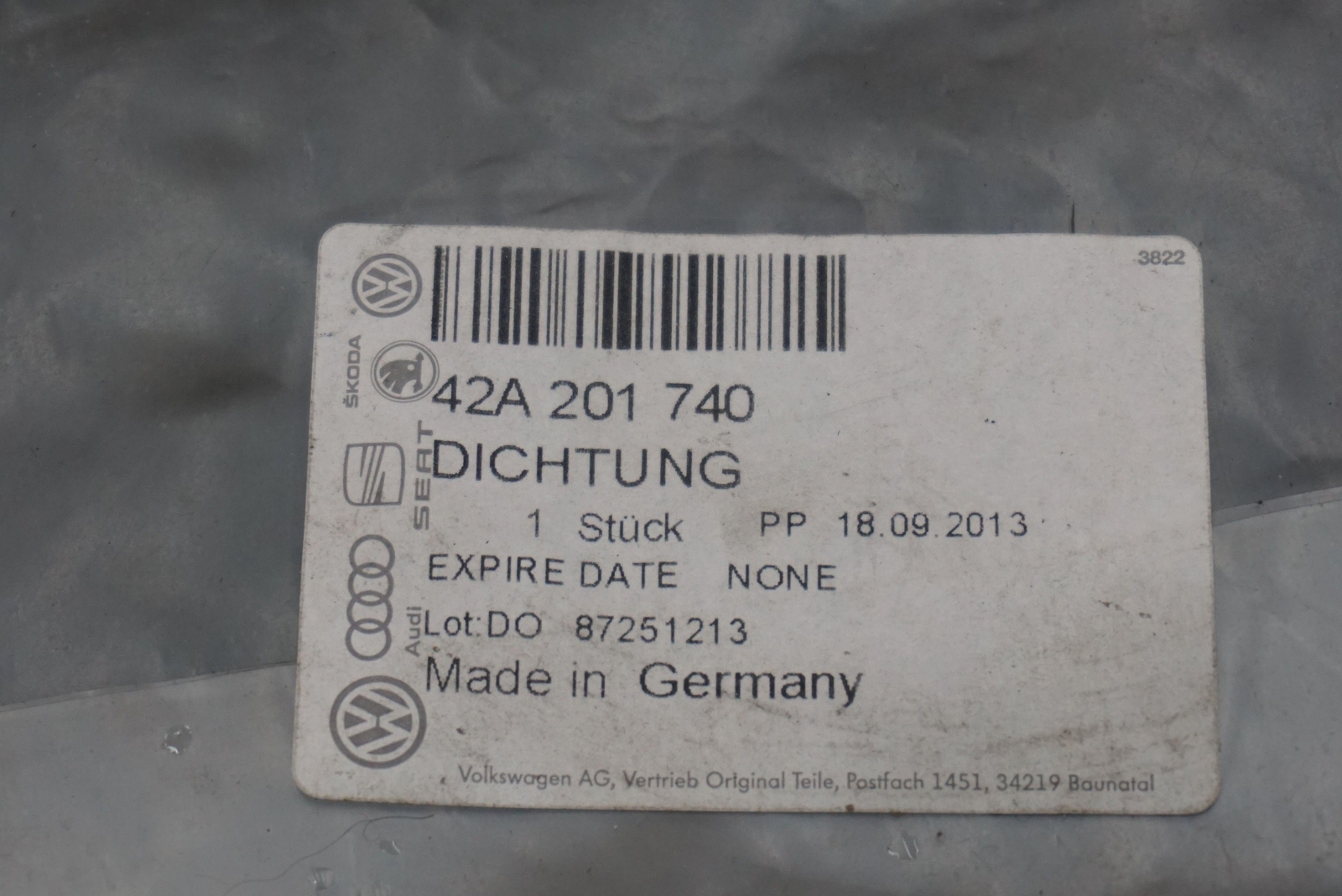 Set Miscellaneous Brake Mounting Brackets OEM Pre-Facelift Audi R8 GT4 4S 16-18