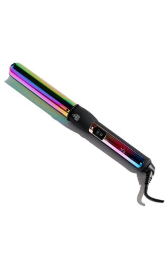 NuMe Love Wins 32mm Curling Wand Titanium Rainbow Plated Wand New In Box - Picture 1 of 4
