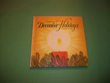 December Holidays, by Lucille Wood, 1971 Bowmar Publishing. RARE Children's Book