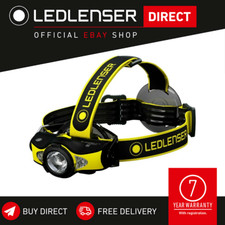 Ledlenser iH11R Rechargeable 1000 Lumen LED Head Torch inc RGB Light /Helmet Kit