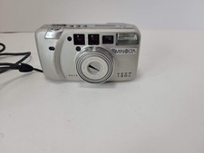 Konica Minolta Zoom 80C Date Silver Point  Shoot 35mm Film Camera READ DESCRIPT