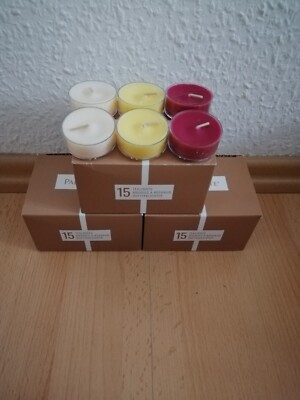 Partylite Teelichtbox ''Classic'' 3 Stück = 45 Teelichter, NEU + OVP