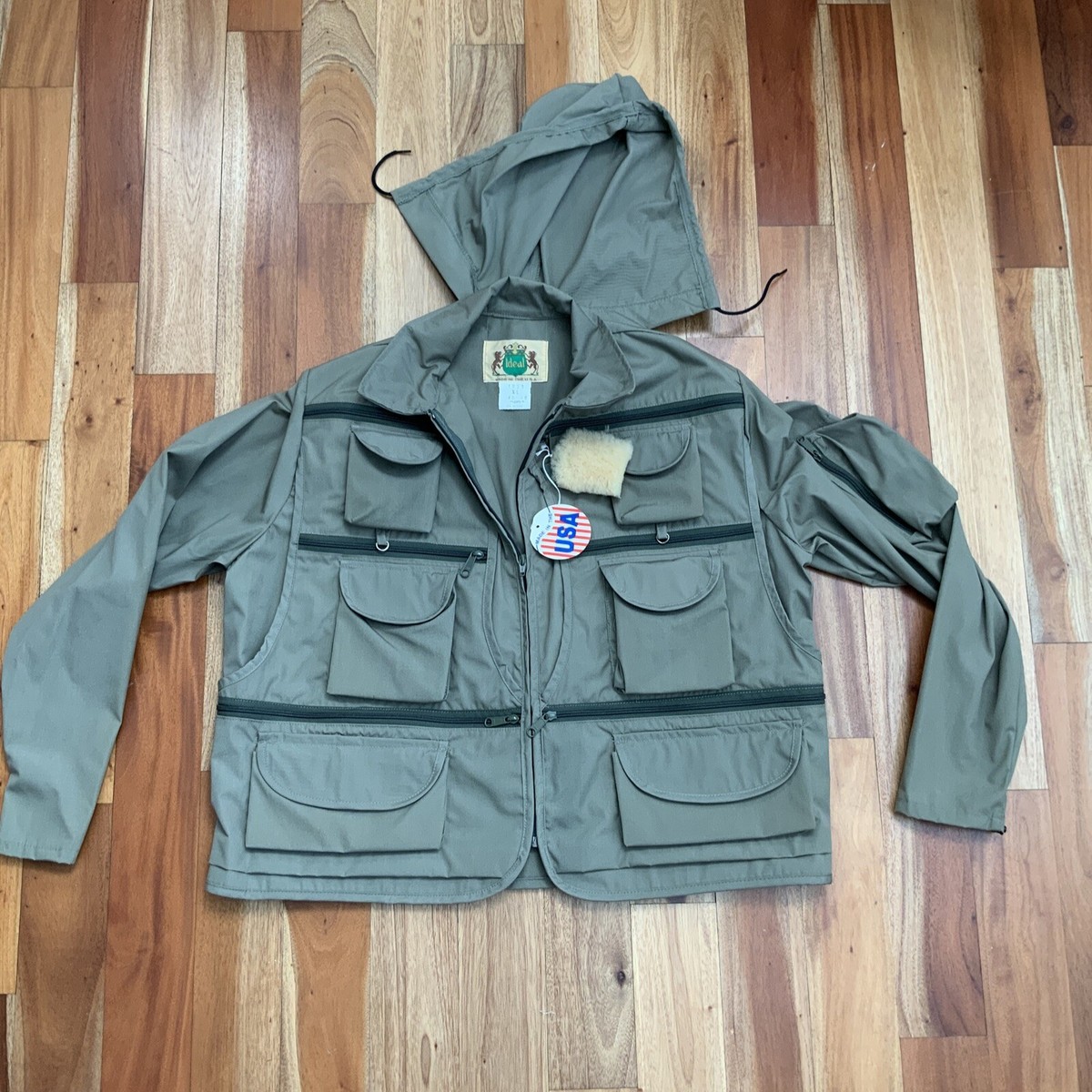 NWT Vintage 1960's/70's Ideal Cropped Fishing Jacket Hooded NWT Vintage 1960's/70's Ideal Cropped Fishing Jacket Hooded