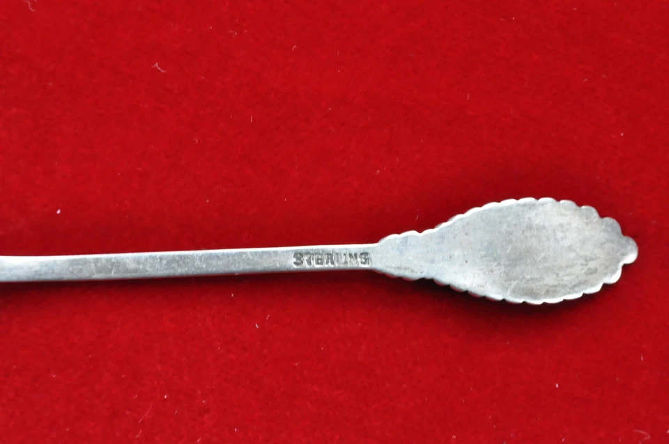 Cuchara de recuerdo vintage de plata esterlina Independence Hall Philadelphia, Penn PA Foto 2 de 2