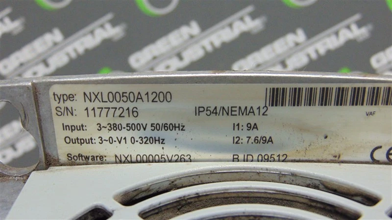Unidad de frecuencia variable Honeywell NXL0050A1200 5 HP USADO 380-500V Foto 4 de 4