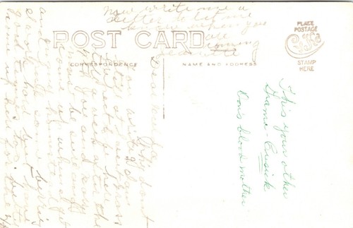 Postal con foto real de Jeanette Gusick RPPC - Imagen 2 de 2