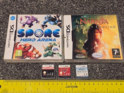 RESTPOSTEN 5 x NINTENDO DS 2DS 3DS SPIELKARTU Spore Narnia Stormbreaker Cars Disney