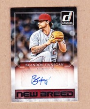 Brandon Finnegan signed 2016 Donruss certified card #29-Cincinnati Reds