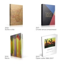 Salvo 4 cataloghi libri Salvatore Mangione artist edizioni Dep Art Gallery Milan
