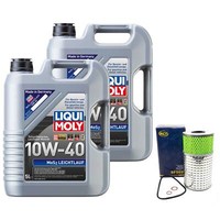 MotoröL Set MOS2 Leichtlauf 10W-40 10 Liter + ÖLfilter FüR Daewoo Ssangyong 2.9
