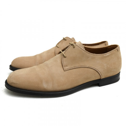 JIMMY CHOO Derby Shoes in Beige Suede Cowhide, US Size 9.5  display picture 2