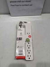GE 6-Outlet Surge Protector 4 Ft Extension Cord 840