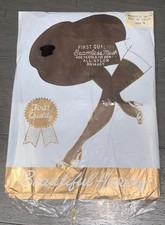 B1 NOS 80s MESH THIGH HIGH STOCKINGS FIRST QUALITY PUFF OF SMOKE NYLONS HOSIERY
