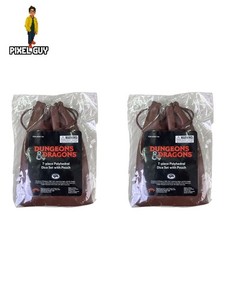 LOT OF 2 Just Funky Dungeons And Dragons 7-piece Polyhedral Dice Set With Pouch