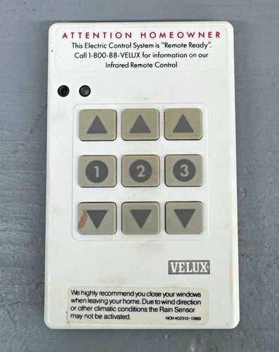 VELUX WLI 130 5201 CombiLink Interface Control Module, White Plastic, Remote