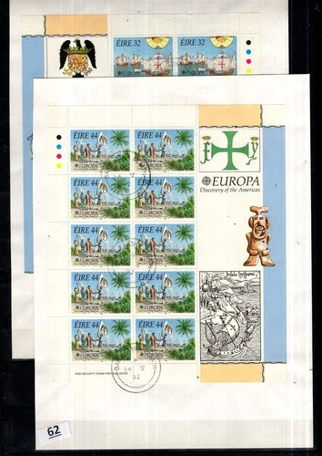 / IRELAND 1992 - 2 FDC - COLUMBUS - CEPT - SHIPS