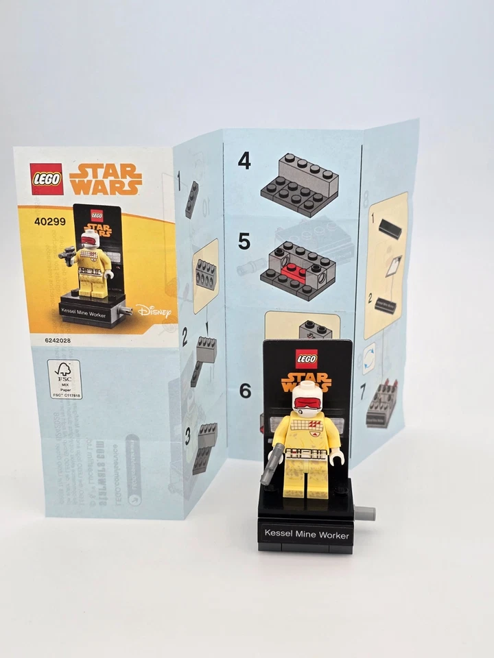 LEGO 40299 Star Wars Solo Kessel Mine Worker Minifigure With Instructions - Image 2 of 4