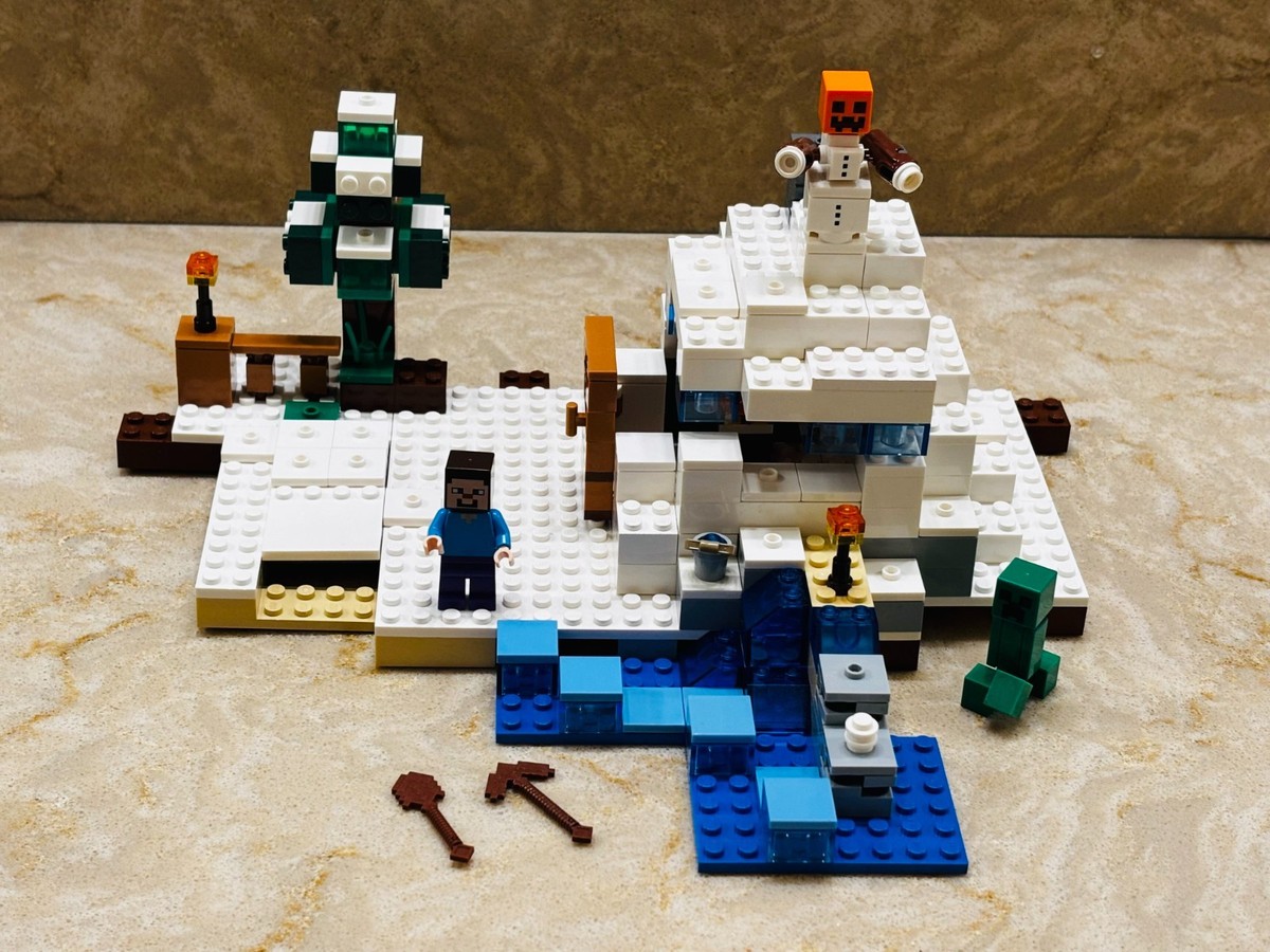 LEGO Minecraft Lot: Building Sets With Minifigs & Instructions