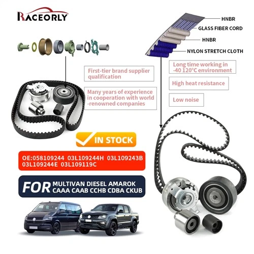 RACEORLY Timing Belt Kit For Volkswagen Amarok Passat 2.0TDI Diesel 03L109467 - Image 2 of 4