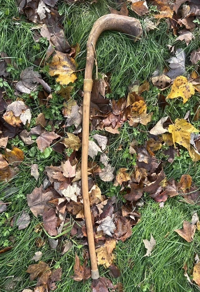 Bastón de madera de bruja de los Apalaches Bastón Apalaches Dicho Mantén alejados a los caminantes Foto 4 de 4