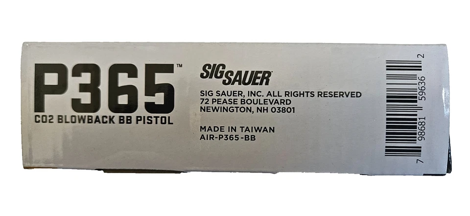 Sig Sauer P365 4.5mm Steel BB Cal. CO2-Powered Semi-Automatic Air Pistol 20 rd - Image 3 of 4