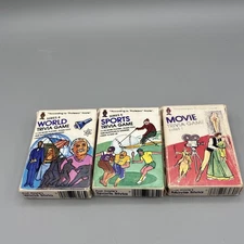 Vintage Pocket Trivia According to Professor Hoyle 1984 Movies, World, Sports