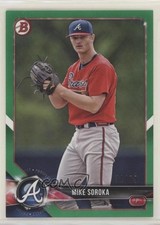 2018 Bowman Prospects Green 1/99 Mike Soroka #BP89 h6c