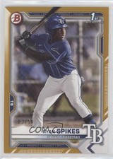 2021 Bowman Draft Gold 3/50 Ryan Spikes #BD-63 nr2