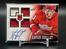 Xavier Ouellet /199 RC AUTO 2013-14 Panini Prime #164 Detroit Red Wings