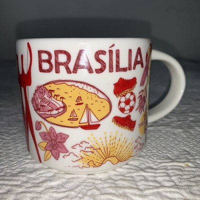 2022 STARBUCKS BRAZIL Brasilia BEEN THERE SERIES 14 OZ COFFEE MUG CUP USED RARE