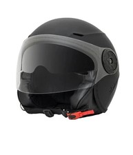 PIAGGIO JET OPEN FACE VESPA SCOOTER HELMET MATT BLACK MED
