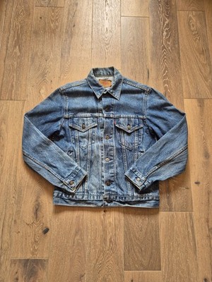Levi Strauss Jeansjacke Herren 38R Trucker Made In The USA 70506-0216 Vintage