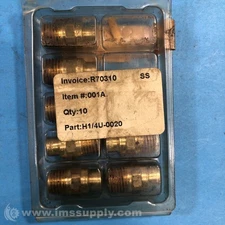 Spraying Systems Mfg H1/4U-0020 Pack of 10 Spray Nozzles 7591