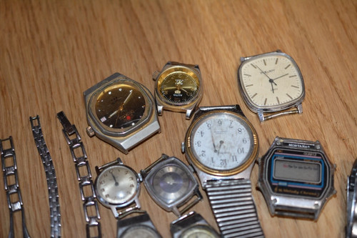 30pcs WATCHES for PARTS or REPAIR Vintage Soviet USSR Mechanical CCCP Watch - Picture 11 of 24